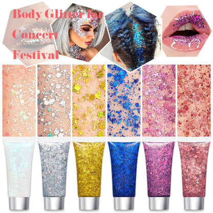 17 set glitter gel sequin body face eyes hair stage shimmer makeup vegan