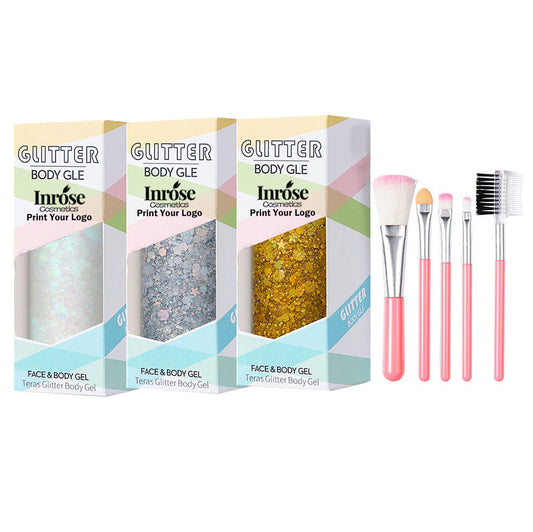 17 set glitter gel sequin body face eyes hair stage shimmer makeup vegan