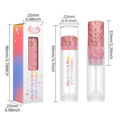 27 color glitter stick face body paint glitter gel mermaid eyeshadow makeup