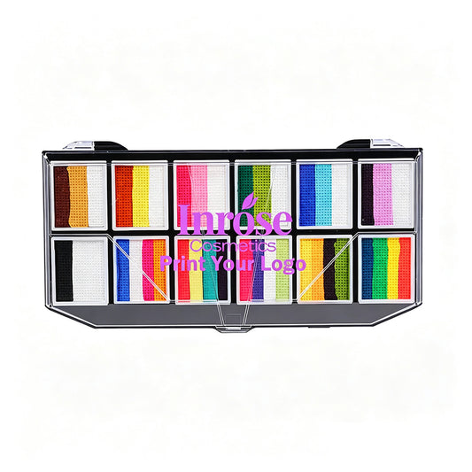Face Body Paint Rainbow Palette Water-Based Watercolor Stage Drama Festival Makeup