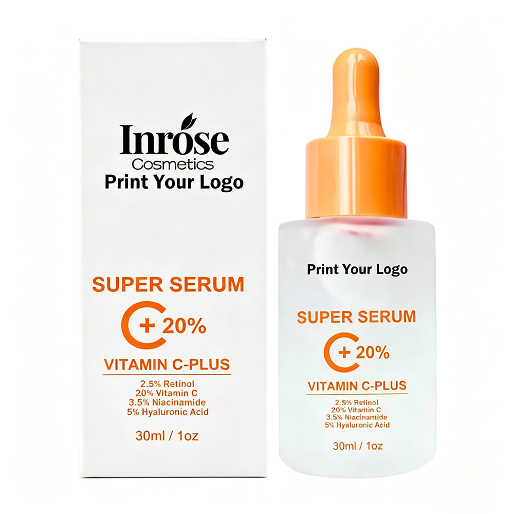 Face Retinol Serum Vitamin C Essence Anti-Wrinkle Hyaluronic Acid Hydrating 30Ml