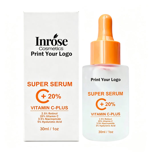 Face Retinol Serum Vitamin C Essence Anti-Wrinkle Hyaluronic Acid Hydrating 30Ml