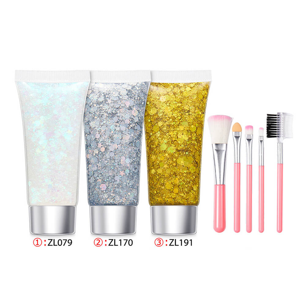 17 set glitter gel sequin body face eyes hair stage shimmer makeup vegan