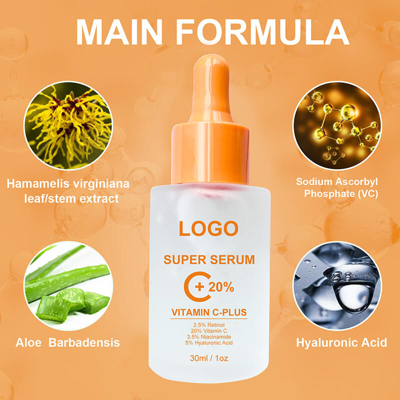 Face retinol serum vitamin C essence anti-wrinkle hyaluronic acid hydrating 30ml