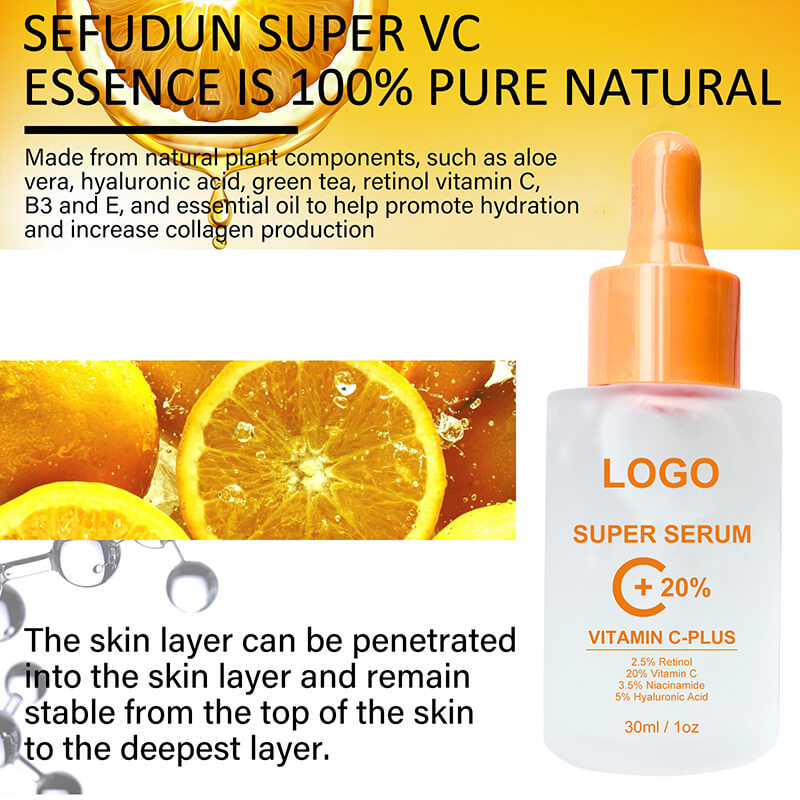 Face retinol serum vitamin C essence anti-wrinkle hyaluronic acid hydrating 30ml