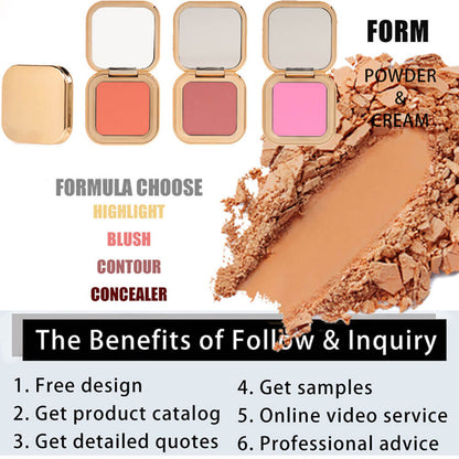 8 color blush powder natural nude cheek makeup matte blush palette