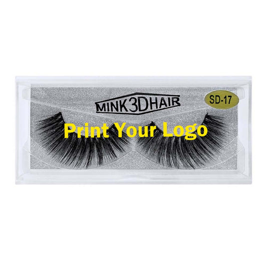 3D false eyelash mink reusable lashes thick soft natural