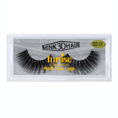 Faux cils 3D en vison, réutilisables, épais, doux et naturels