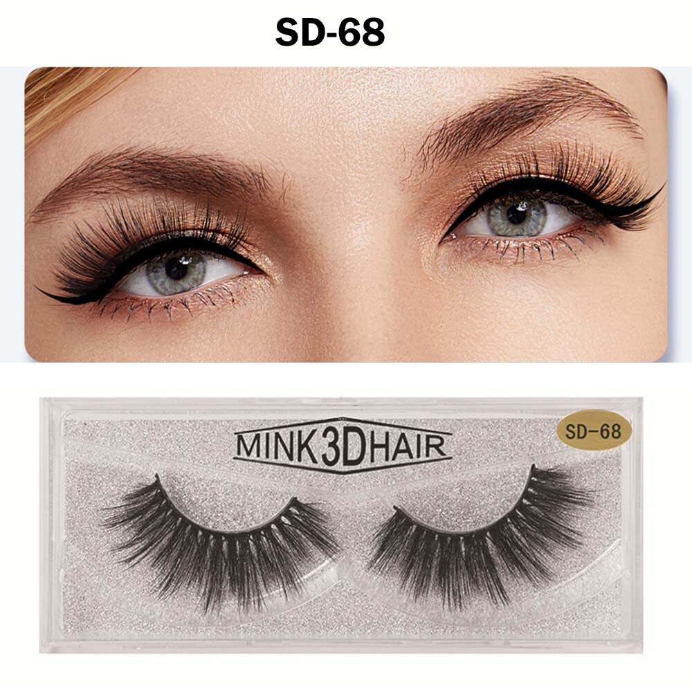Pestañas 3D Mink Lashes Soft Natural