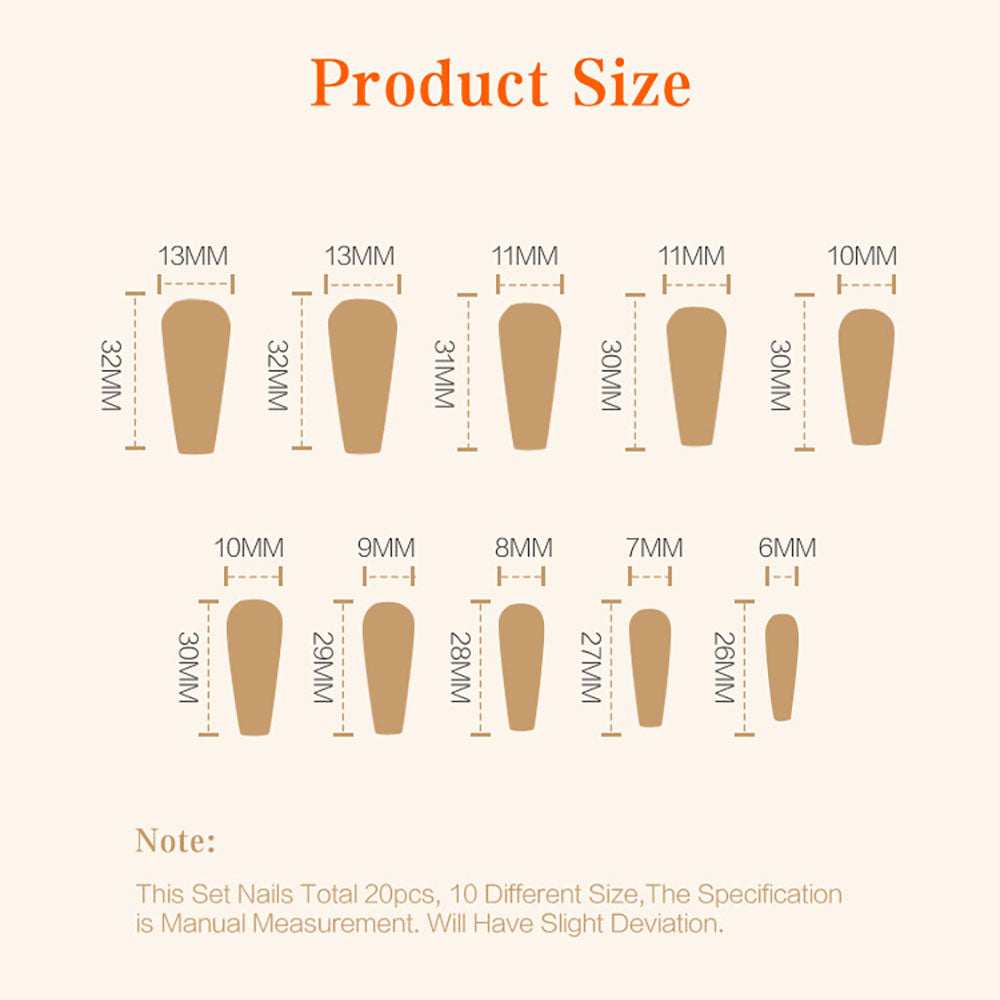 Diy False Nail Press On Nails Long Ballet Pure Salon Tips Mixed-color 100 Pcs