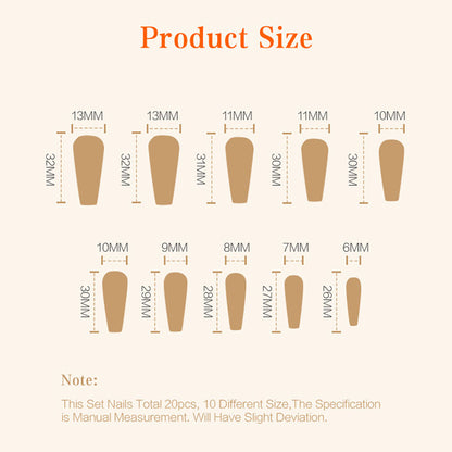 Diy False Nail Press On Nails Long Ballet Pure Salon Tips Mixed-color 100 Pcs
