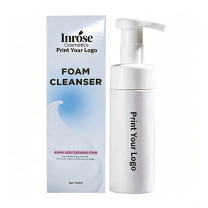 Deep Cleansing Foam Face Cleanser Mousse Camellia Hydrating 100Ml
