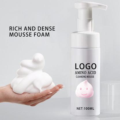 Deep cleansing foam face cleanser mousse camellia hydrating 100ml