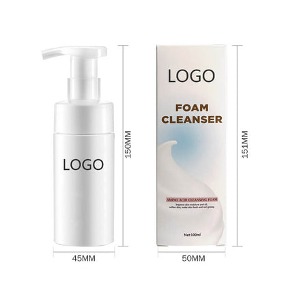 Deep cleansing foam face cleanser mousse camellia hydrating 100ml
