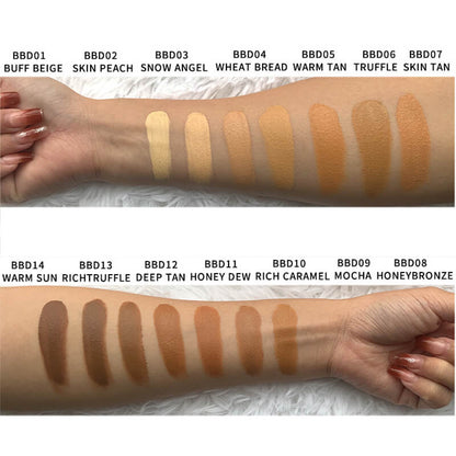 14 color cream foundation concealer BB isolation waterproof long lasting