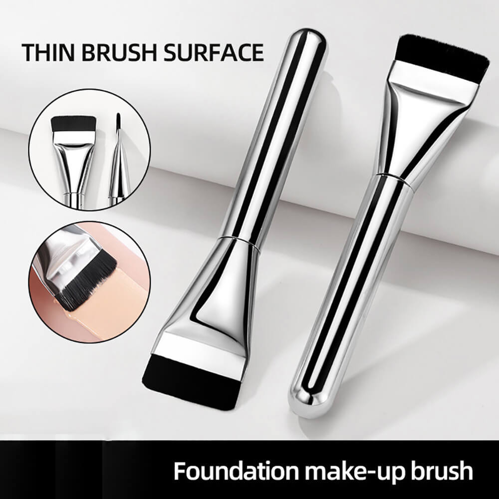 4 color flat-head makeup brush foundation concealer mask brush flawless lightweight