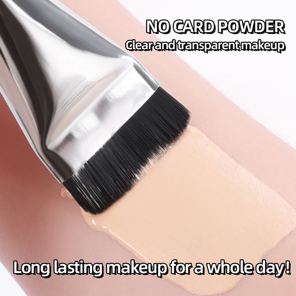 4 color flat-head makeup brush foundation concealer mask brush flawless lightweight