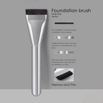 4 color flat-head makeup brush foundation concealer mask brush flawless lightweight