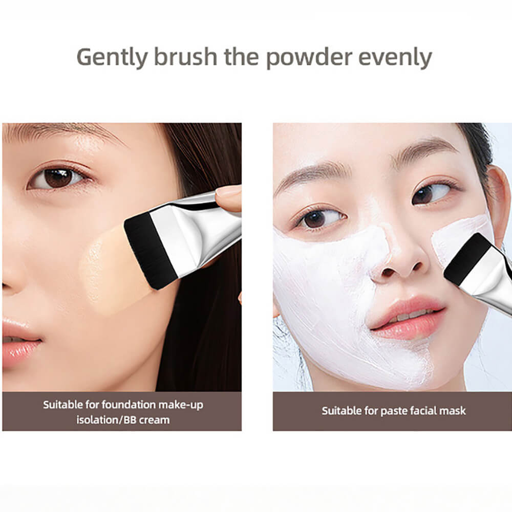 4 color flat-head makeup brush foundation concealer mask brush flawless lightweight