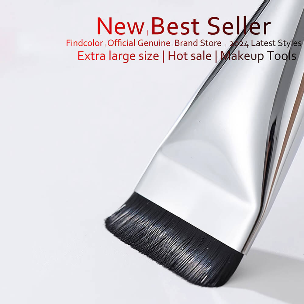 4 color flat-head makeup brush foundation concealer mask brush flawless lightweight