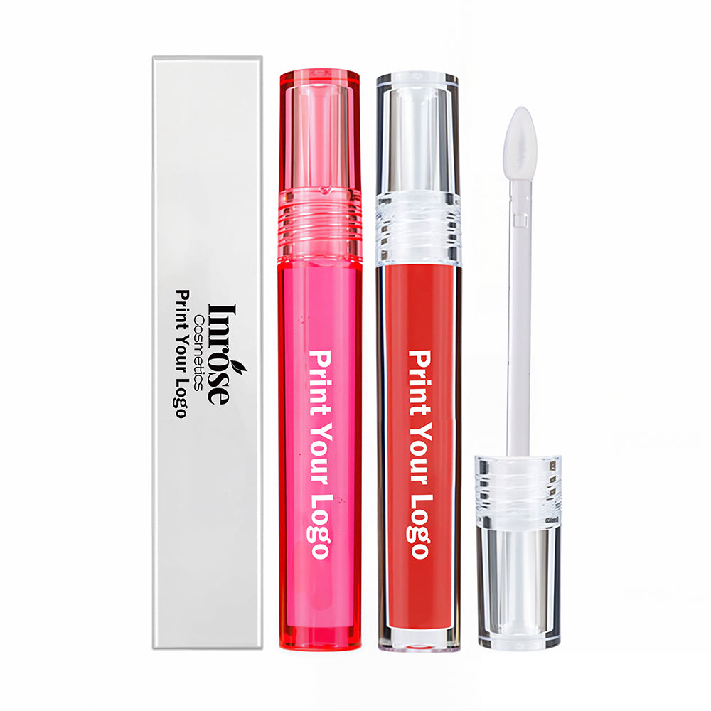 6 Color Lip Oil Fruit Lip Essence Moisturizing Clear Lip Plumping Anti-Drying