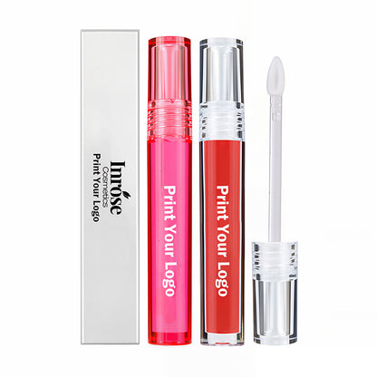 6 Color Lip Oil Fruit Lip Essence Moisturizing Clear Lip Plumping Anti-Drying