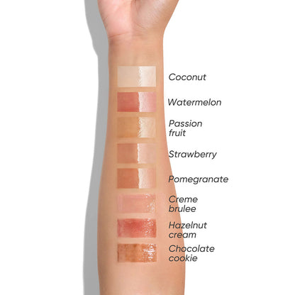 8-Color Lip Oil Plumping Fruit Flavor Lip Gloss Moisturizing Nourishing Vegan