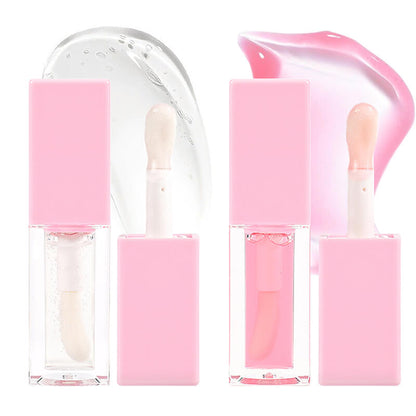 6 color lip oil lip plumping clear lip gloss pouty moisturizing gloss