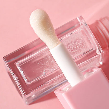 6 color lip oil lip plumping clear lip gloss pouty moisturizing gloss