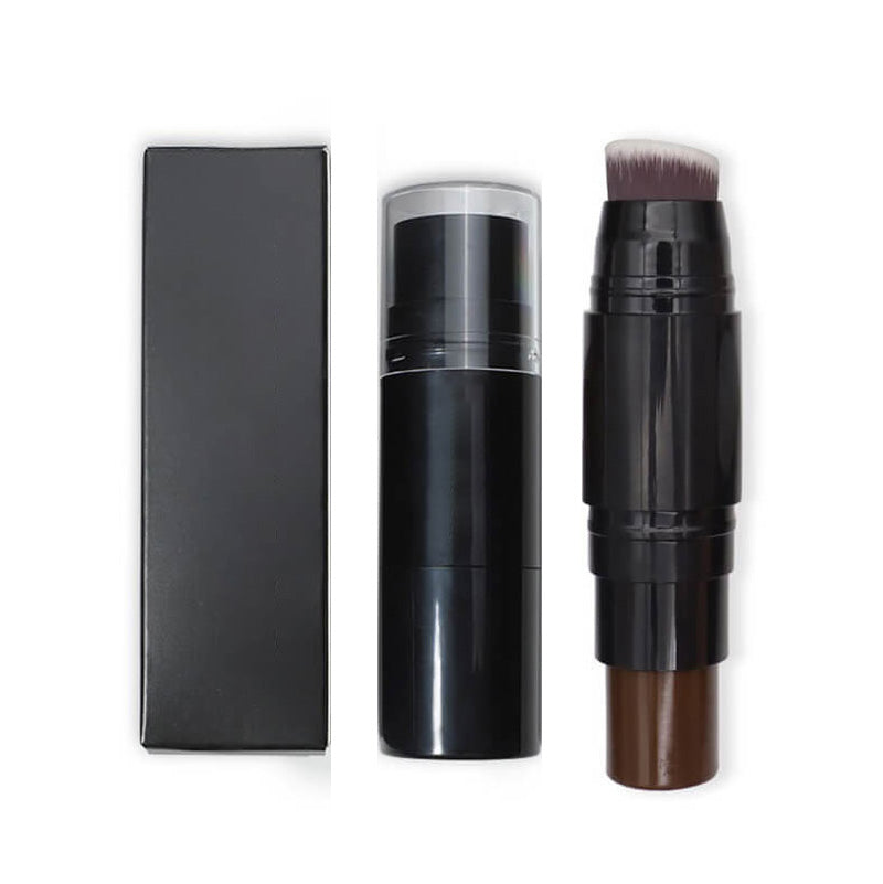 19 color concealer contour stick with brush waterproof full cover black tube