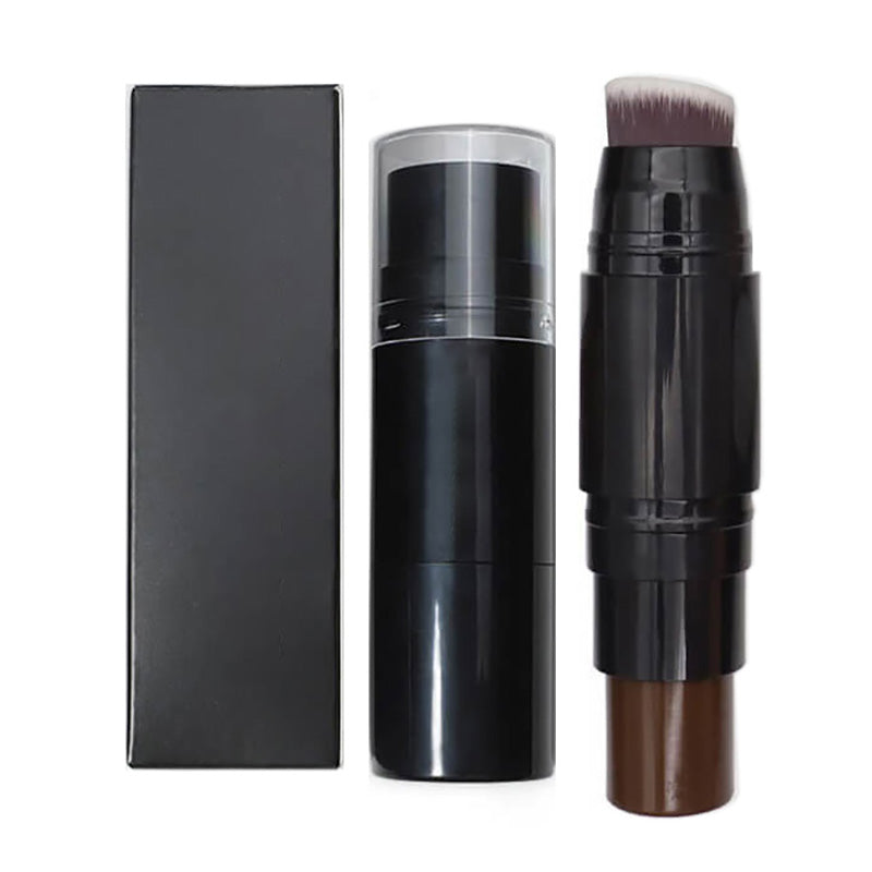 19 color concealer contour stick with brush waterproof full cover black tube