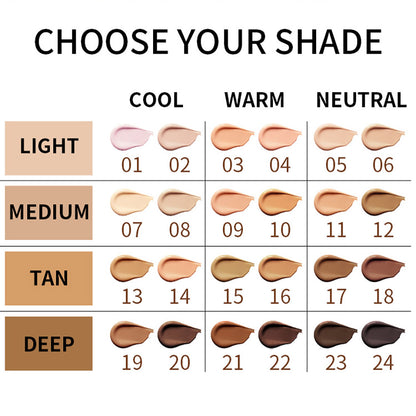 24 Color Liquid Concealer Contour Stick Nose Shadow Long Lasting Waterproof