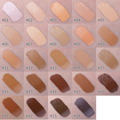 24 Color Liquid Concealer Contour Stick Nose Shadow Long Lasting Waterproof