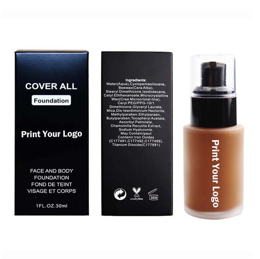 12 color foundation waterproof full coverage dark color