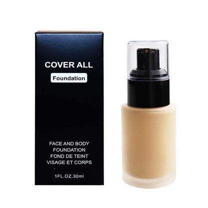 12 color foundation waterproof full coverage dark color