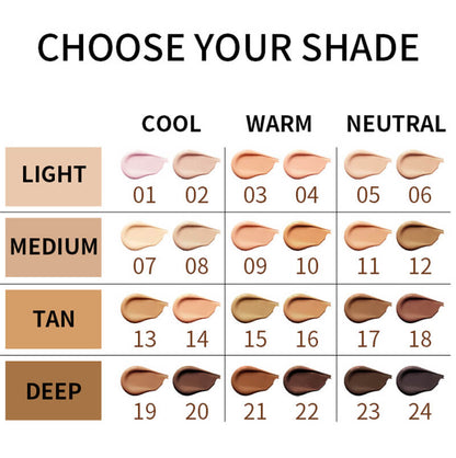 24 color concealer contour stick nose shadow long lasting waterproof