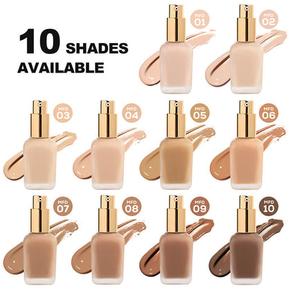 10 color foundation full coverage SPF15 flawless Isolation waterproof