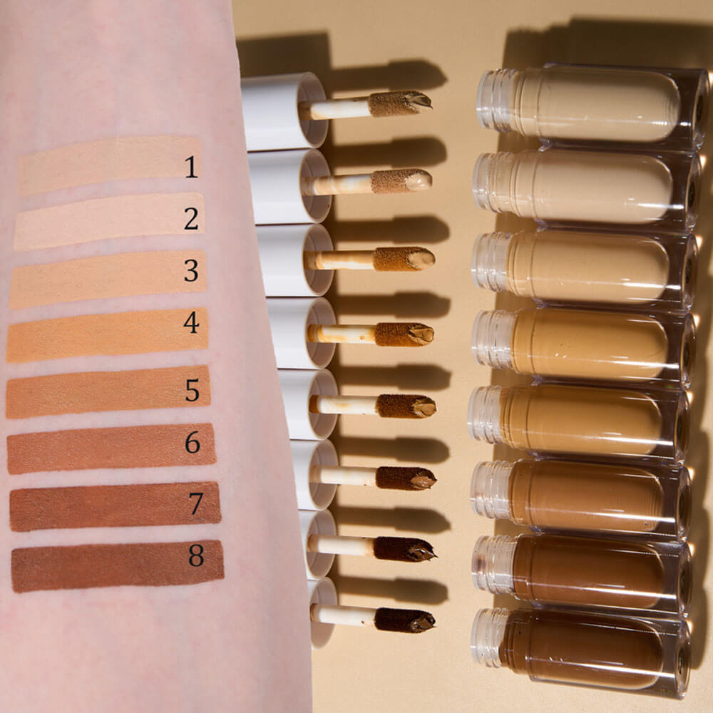11 color liquid concealer full coverage cover blemishes vegan private label
