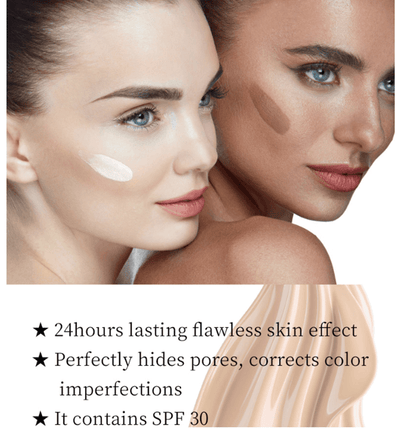 18 color foundation full coverage matte makeup concealer waterproof