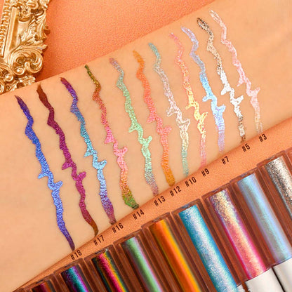 19-Color Chameleon Liquid Eyeliner Glitter Quick-Drying Under-Eye Enhancer Pen