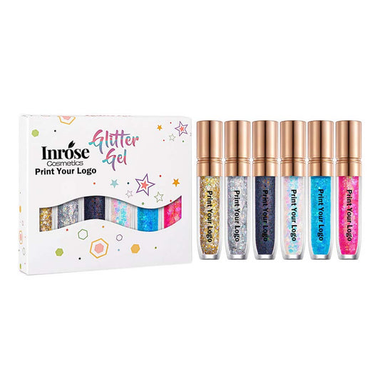 6 pcs/set eyeshadow gel glitter gel mermaid flash gelatin no glue required