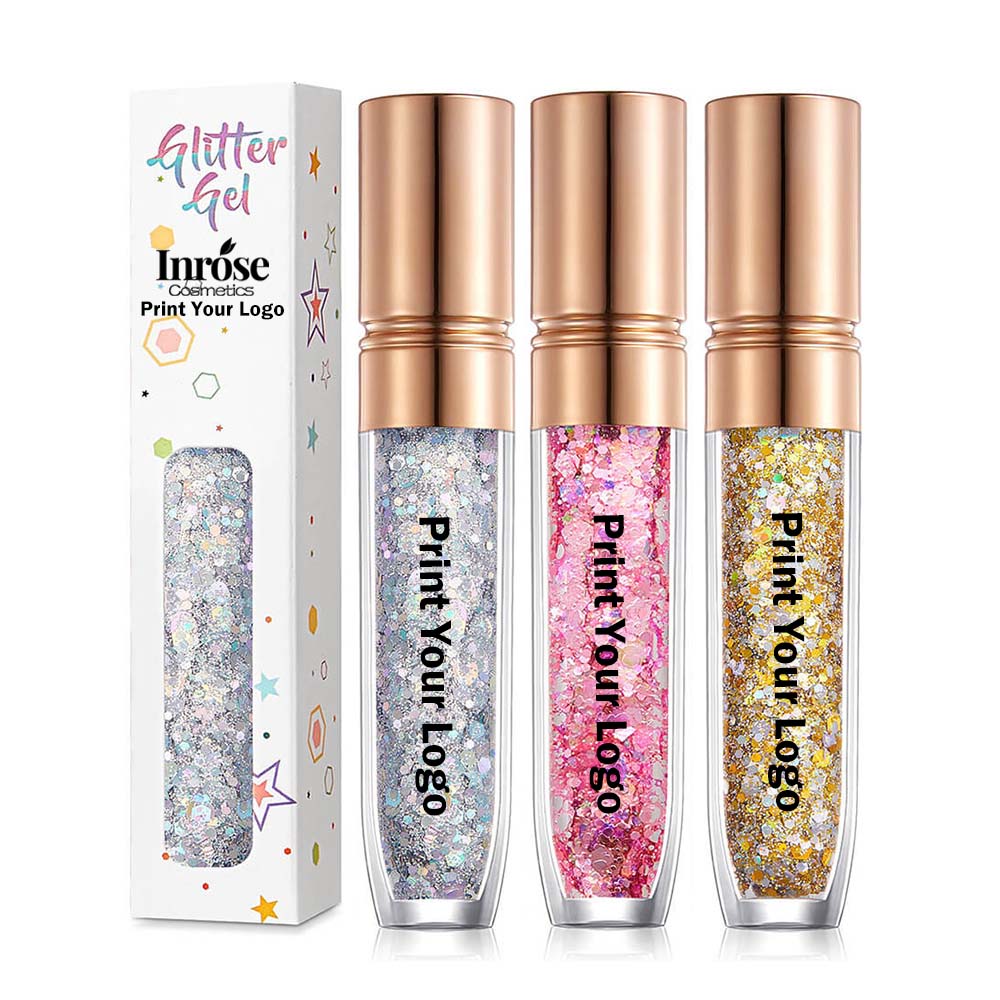 34 color eyeshadow gel glitter gel mermaid flash gelatin no glue required