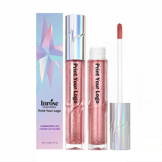 8 Color Glitter Lip Gloss Shimmer Lip Glaze Natural High Pigmented Moisturizing