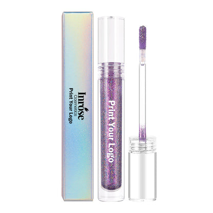 15 Color Metallic Lipgloss Glitter Shiny Lip Color Waterproof Long Lasting
