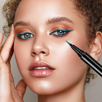 7-Color Pearlescent Liquid Eyeliner Pencil Waterproof Long-Lasting Private Label