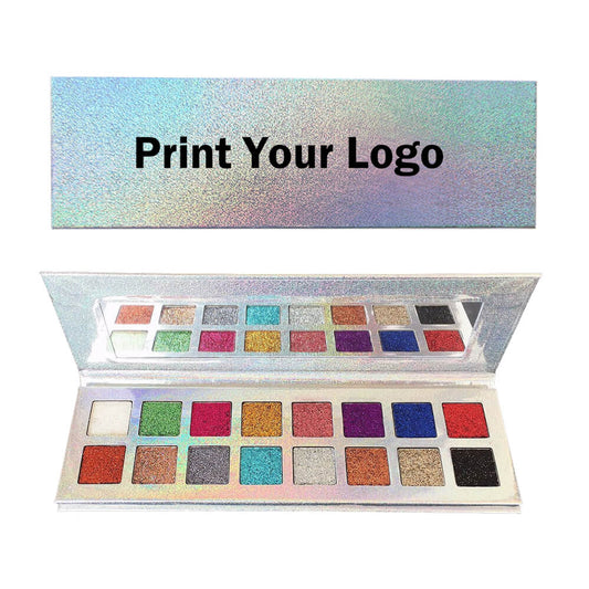 16 color glitter eyeshadow palette pearl shiny electroplating bright