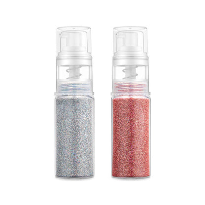 26 color highlight powder glitter spray for body face hair nail art high gloss