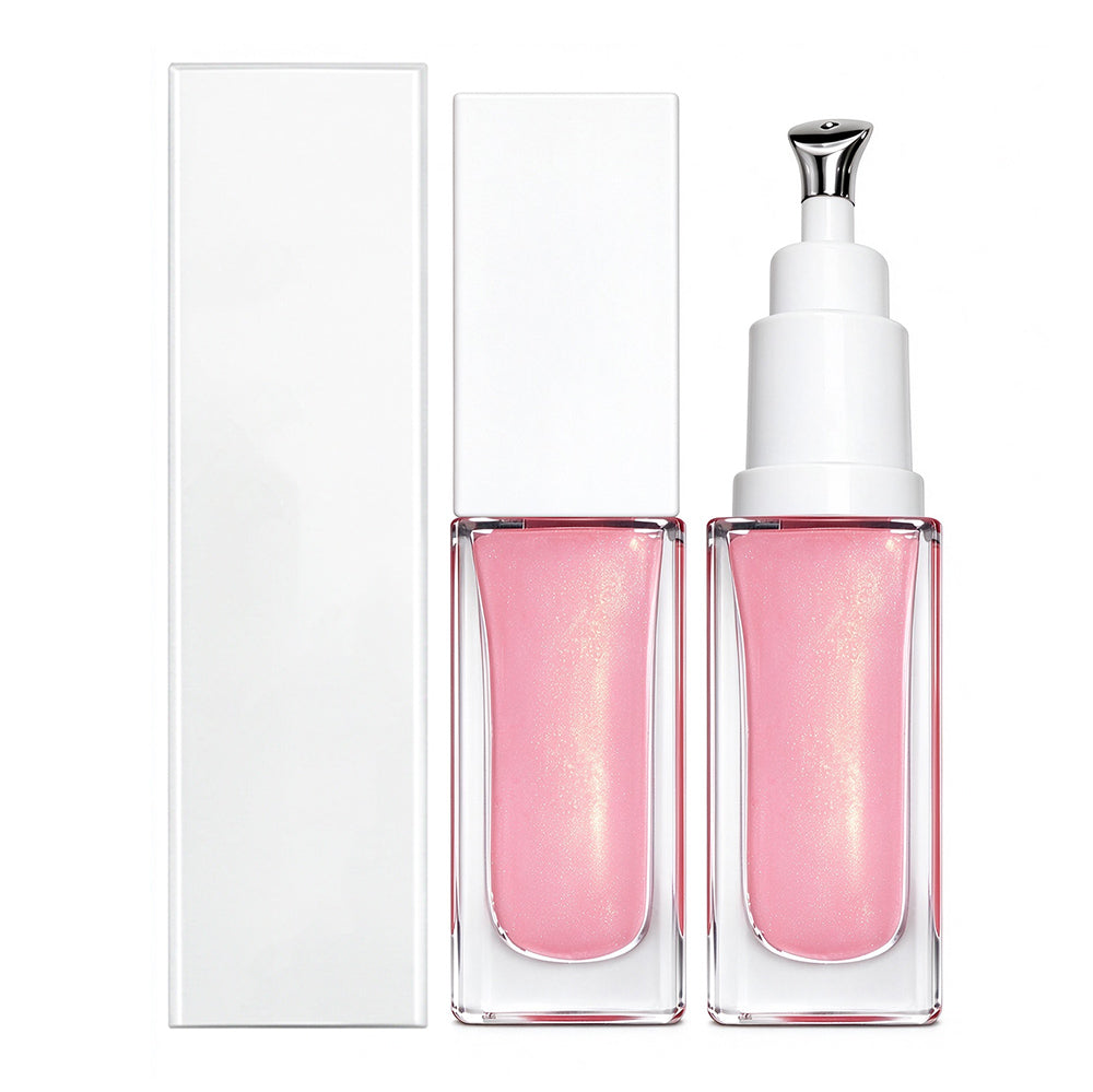 5-color Hyaluronic Acid Lip Gloss Ceramide Moisturizing Massage Head 15ml