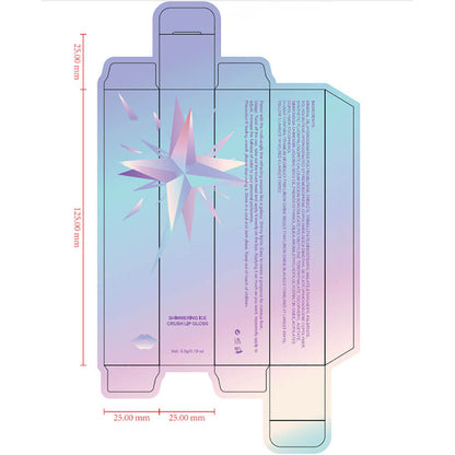 8 color glitter lip gloss shimmer lip glaze natural high pigmented moisturizing