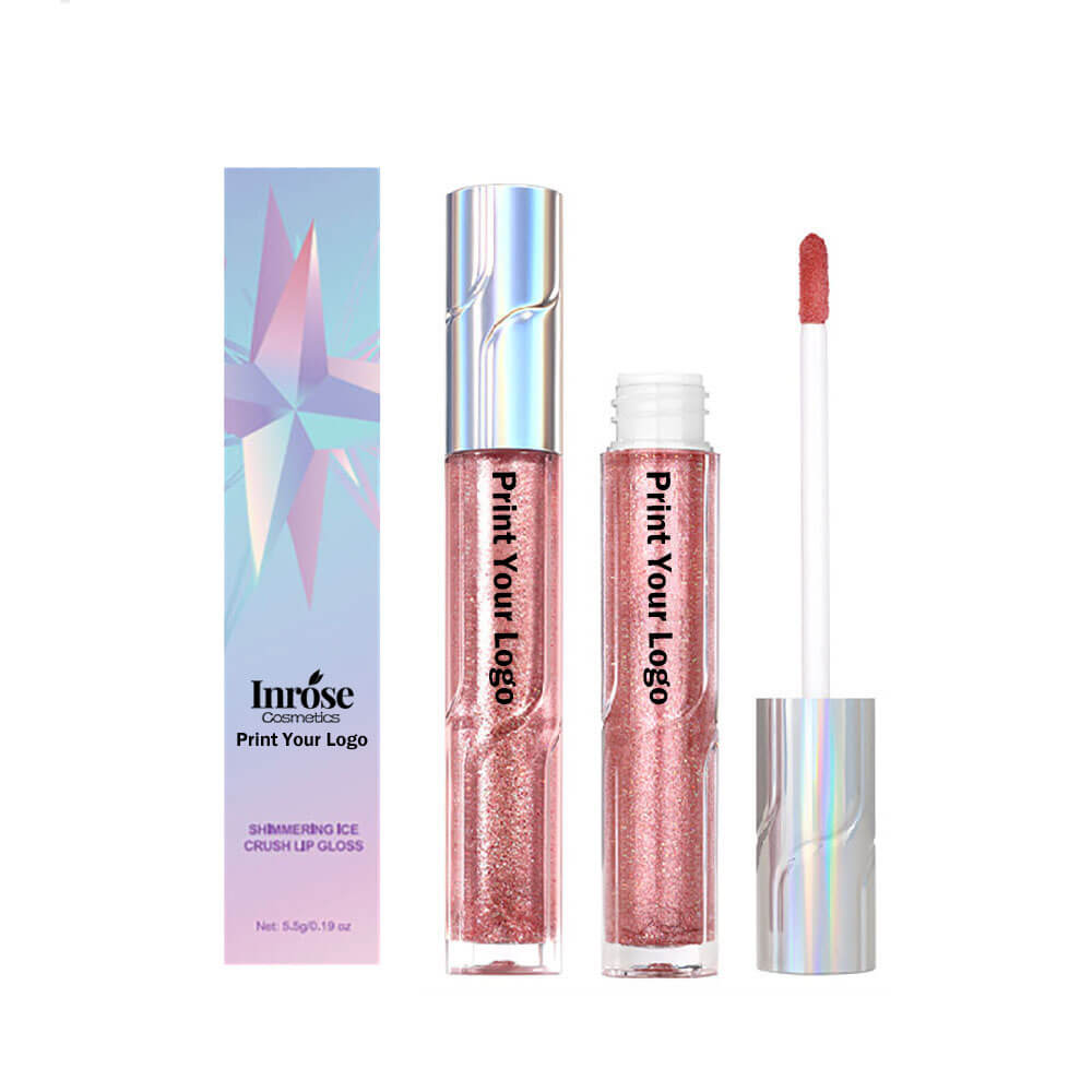 8 color glitter lip gloss shimmer lip glaze natural high pigmented moisturizing